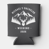 Personalized Bachelor Weekend Mountain Blikjeskoeler (Voorkant)
