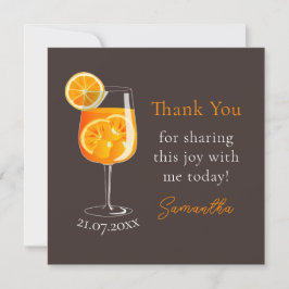 Personalized Bachelorette Party Thank You Card Bedankkaart