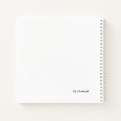 Personalized Back to School Apple Notebook for Kid Notitieboek (Achterkant)
