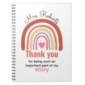 Personalized Back To School for Teachers Students Notitieboek (Voorkant)