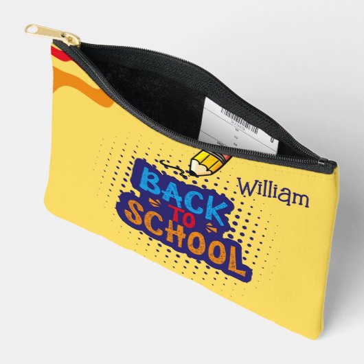 Personalized "Back To School" Fun Doodle Etui (Open)