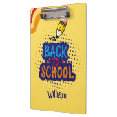 Personalized "Back To School" Fun Doodle Klembord (Links)