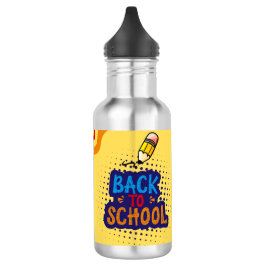 Personalized "Back To School" Fun Doodle Waterfles