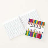 Personalized Back to School Notebook with Pencils Notitieboek (Binnen)