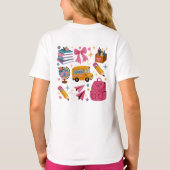 Personalized Back to School T-shirt (Achterkant)