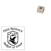 Personalized "Badger of Honor" Stamp  Rubberstempel (Gestempeld)