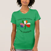 Personalized Bahrain Ireland USA Shamrock Women's T-shirt (Voorkant)
