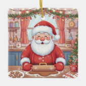 Personalized "Baking Spirits Bright" Christmas Keramisch Ornament (Voorkant)