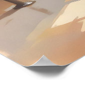 Personalized Ballet themed Ballerina in Pink Poster (Hoek)