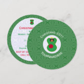 Personalized Bangladeshi Angel Christmas Flag  Kaart (Voorkant / Achterkant)