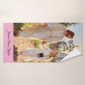 Personalized Baptism Bath Towel-Walk With Him Badhanddoek (Badhanddoek)