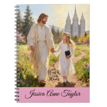 Personalized Baptism Journal for Girls