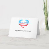 Personalized Barack Obama Birthday Card - 2 Kaart (Achterkant)