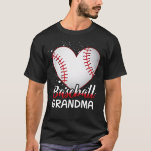 Personalized Baseball Grandma honeball en basebal T-shirt