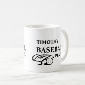 Personalized Baseball Lover Mug Koffiemok (Voorkant rechts)