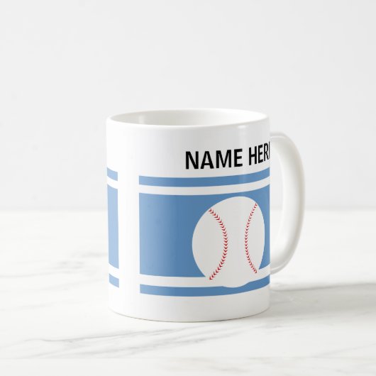 Personalized Baseball Mug Koffiemok (Voorkant rechts)