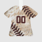 Personalized Baseball Ornaments Ornament (achterkant)