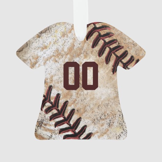 Personalized Baseball Ornaments Ornament (achterkant)