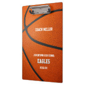 personalized basketball coach klembord (Links)