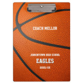 personalized basketball coach klembord (Voorkant)