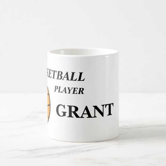 Personalized Basketball Coffee Mugs Koffiemok (Center)