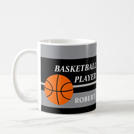 Personalized Basketball Mug Koffiemok (Links)