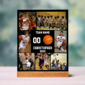 Personalized Basketball Player Room Decorative Acryl Bord (Neutraal)