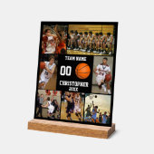 Personalized Basketball Player Room Decorative Acryl Bord (Hoek)