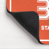 Personalized Basketball Player Sport Simple Fun Muismat (Hoek)