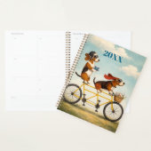 Personalized Basset Hound Tandem Planner (Display)