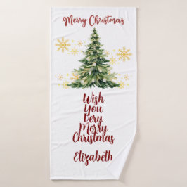 Personalized Bath Towel Badhanddoek