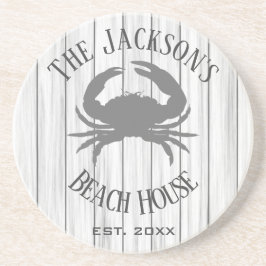 Personalized Beach House Onderzetter
