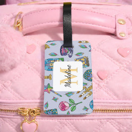 Personalized Beauty and the Beast Book Girl Bagagelabel