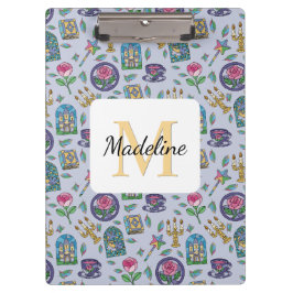 Personalized Beauty and the Beast Book Girl Klembord