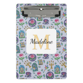 Personalized Beauty and the Beast Book Girl Mini Klembord