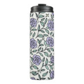 Personalized Beauty Beast Garden Rose Purple Thermosbeker (Voorkant)