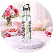 Personalized Beauty Beast Garden Rose Purple Waterfles