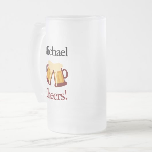 Personalized Beer Lovers Retirement Matglas Bierpul (Voorkant links)