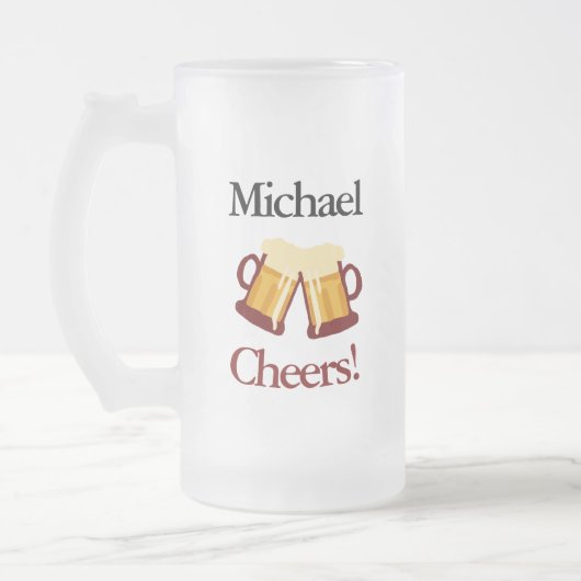 Personalized Beer Lovers Retirement Matglas Bierpul (Links)