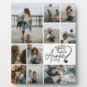 Personalized Best Aunt Photo Collage Fotoplaat (Voorkant)