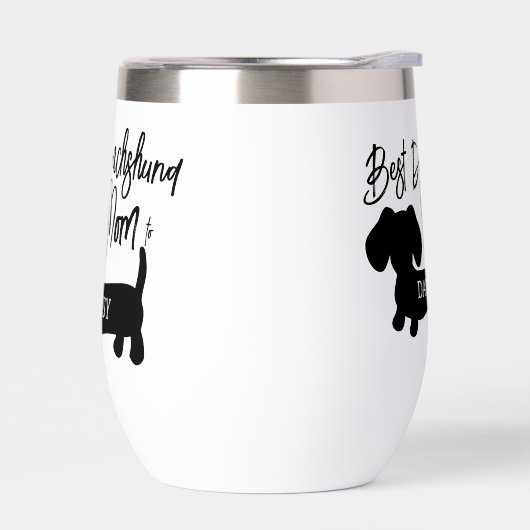 Personalized Best Dachshund Mom Mug (Links)