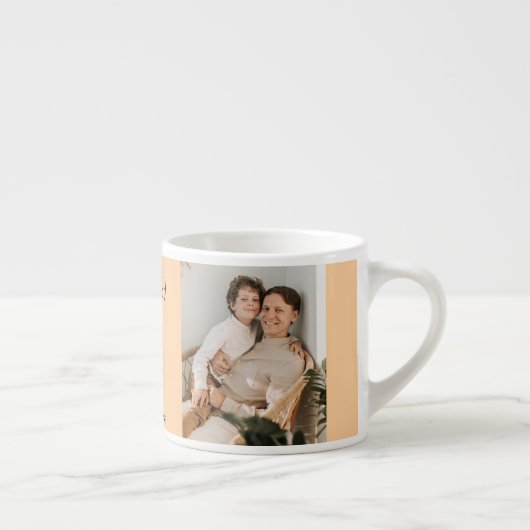 Personalized Best Dad Ever Espresso Mug Kids Names Kop (Rechts)