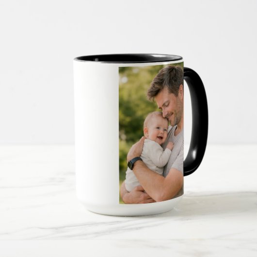 Personalized Best Daddy Ever | Custom Father’s Day Mok (Voorkant rechts)