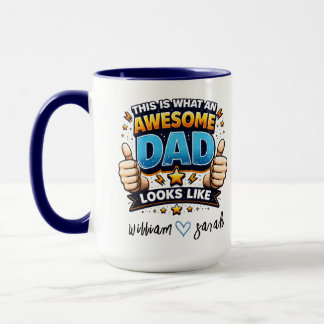 Personalized Best Daddy Ever | Custom Father’s Day Mok