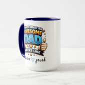 Personalized Best Daddy Ever | Custom Father’s Day Mok (Voorkant links)