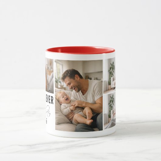Personalized BEST DADDY Photo|Custom Father’s Day Mok (Midden)