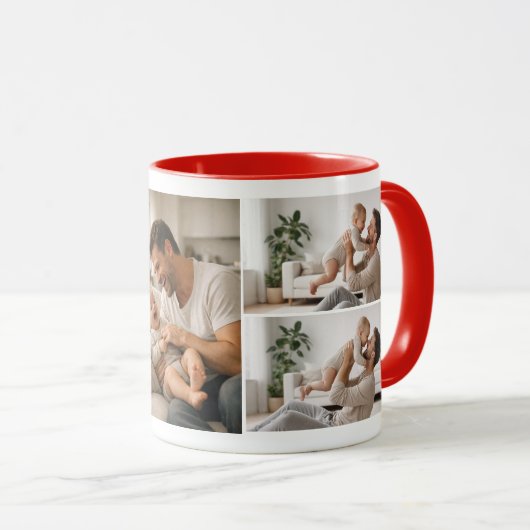 Personalized BEST DADDY Photo|Custom Father’s Day Mok (Voorkant rechts)