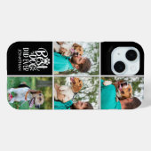 Personalized Best Dog Dad – Collage 4-Photos Case-Mate iPhone Case (Achterkant (horizontaal))
