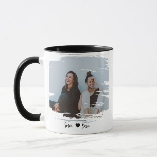 Personalized Best Friend Mug with Photo | BFF Gift Mok (Links)