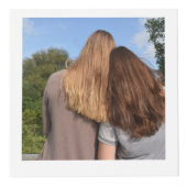 Personalized Best friends forever 4 foto collage Kubus (Rechts)